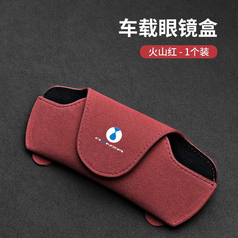 Car glasses storage box For DENZA N9 D9/N7/8 X Z9 GT Suede sunshade glasses clip