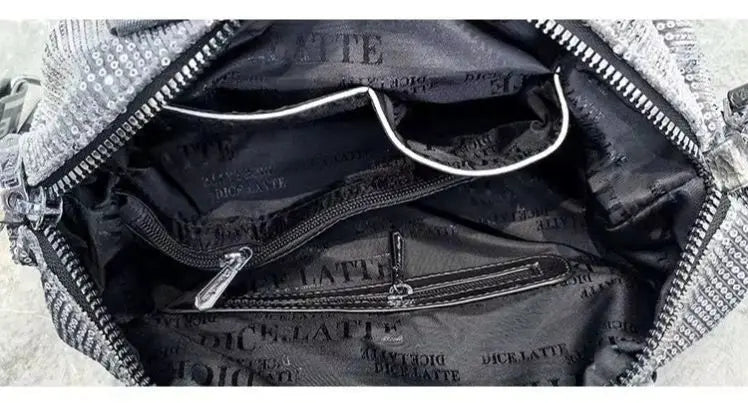2026 Luxury Sequin Tote Bag for Women Large Capacity Lightweight Fashion Handbag, Shoulder Bag Ladies Versatile Crossbod Bags