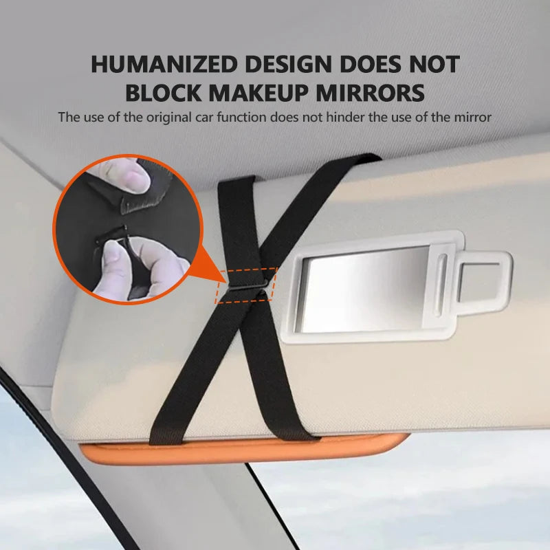 Car Sun Visor Glasses Case Sunshade Clamp Sunglasses Holder For GAC MOTOR Trumpchi GE3 2016-2020 GS3 GS4 GS5 GS8 GA4 GA6 GA8