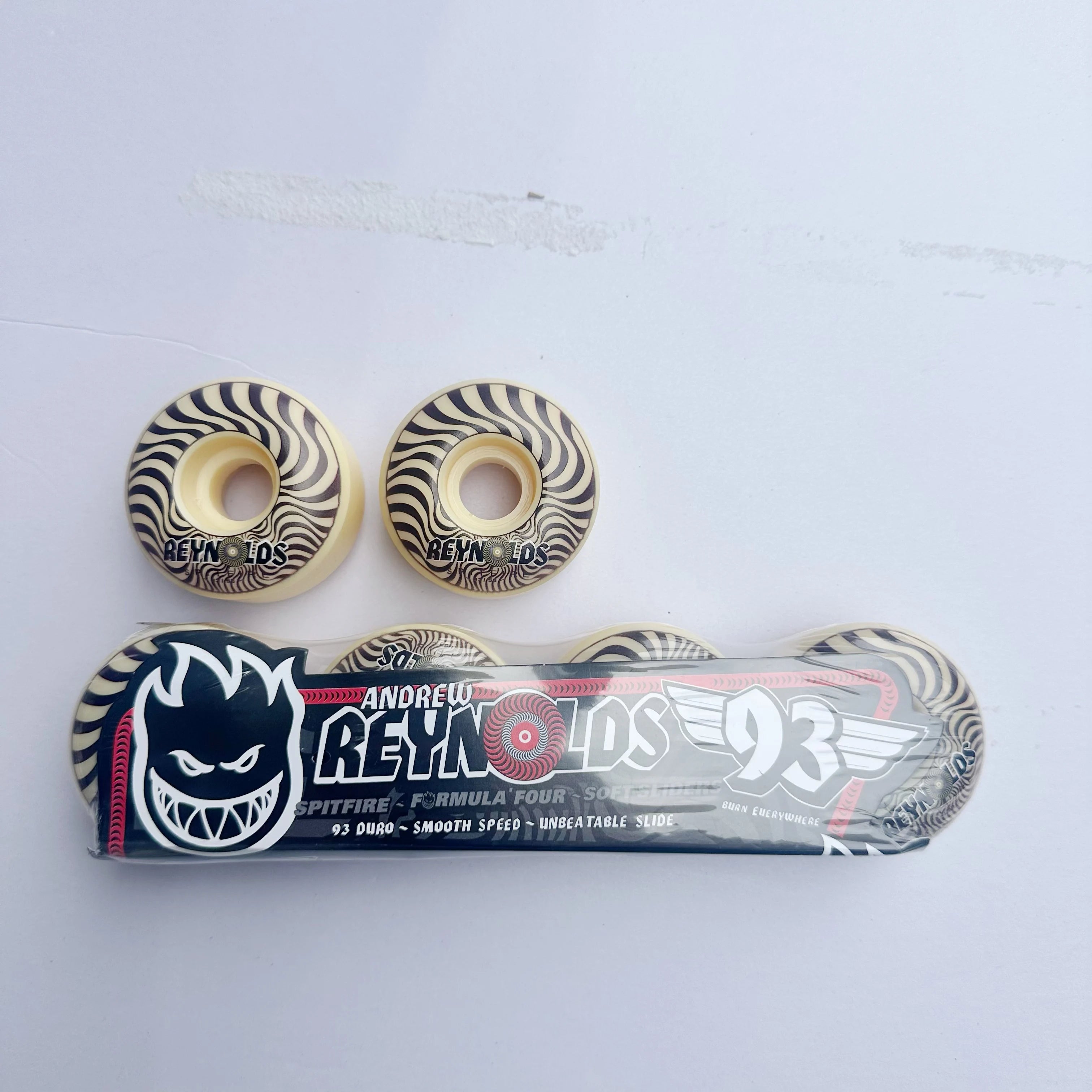 Spitfire Wheels Imported Genuine Spitfire 52mm 101duro 53mm 54mm 56mm 99duro 80HD Skateboard Wheel for Skateboard