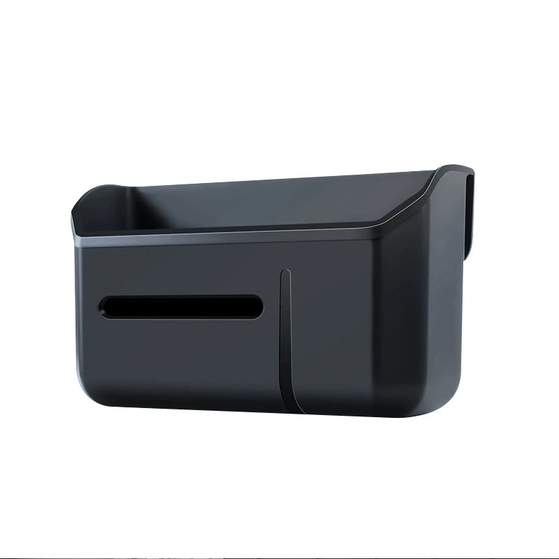 Multi function TPE Car Seat Back Storage Box For 2020-2025 Tesla model 3/Y Juniper Highland Accessories Cup Holder Garbage bin