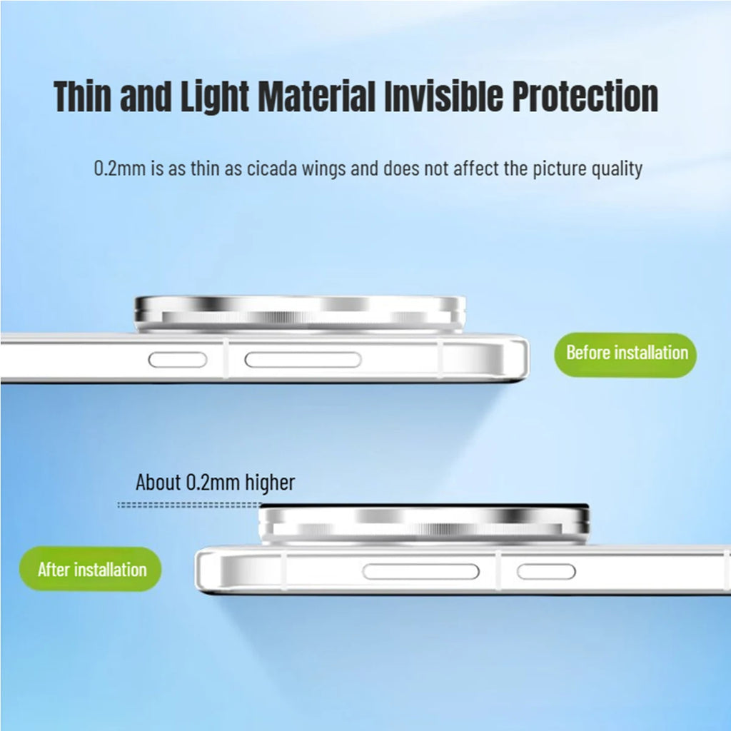 2Pcs For Honor Magic 8 7 6 Pro 7pro Camera Lens Glass Cover Locator Easy Installation Protector For X200Ultra Camera Glass Film