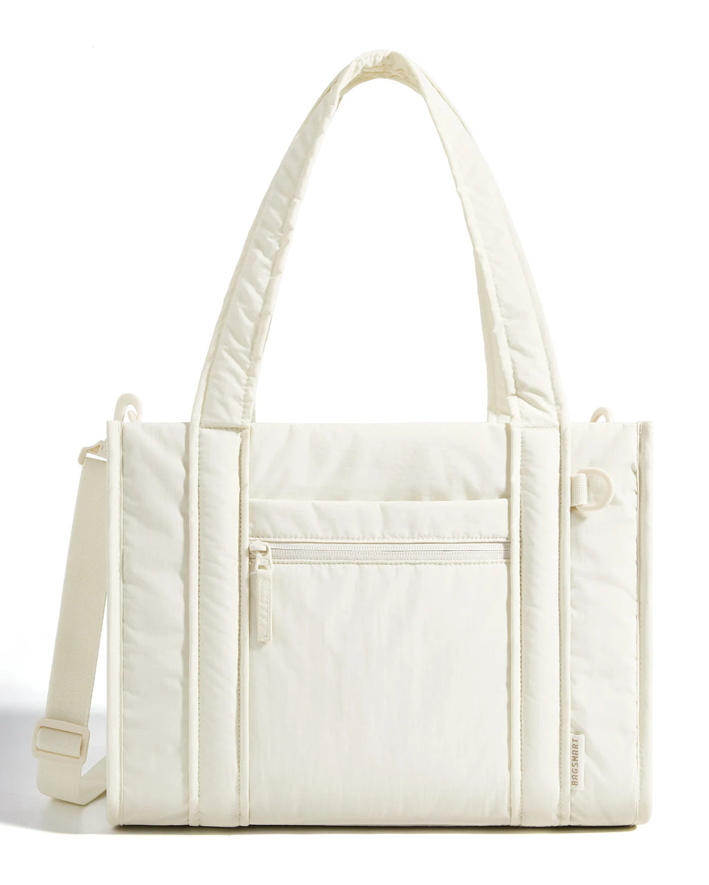 BAGSMART Women Tote Bag for Travel Work College Large Capacity Casual Commuting Crossbody Bag Lightweight Handbag with Zipper