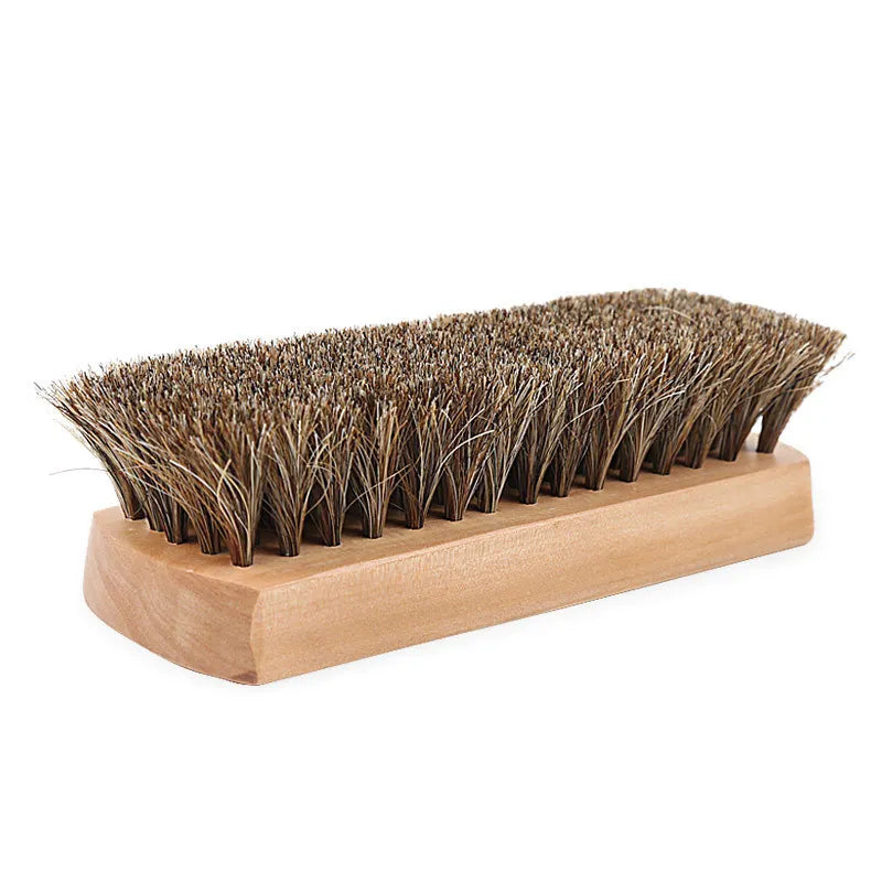 Multifunctional Horsehair Wooden Brush Car Detailing Polishing BuffingCar Brush Seat Handle Dashboard Roof Cleaning Care