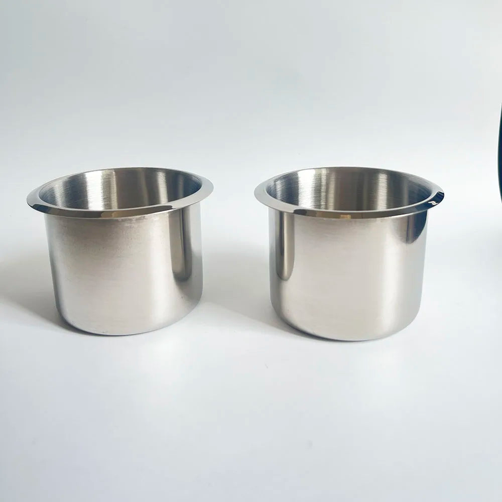 Stainless Steel Marine Boat RV Cup Water / Drink Bottle Holder Rustproof Universal Car Water Cup Holder 68MM