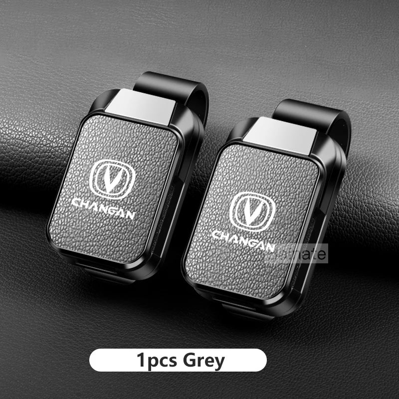 Car Sun Visor Glasses Case Storage, Leather Sunshade Sunglasses Holder, CHANGAN UNI-T UNI-K UNI-V CS75PLUS CS55 EADO PLUS CS35