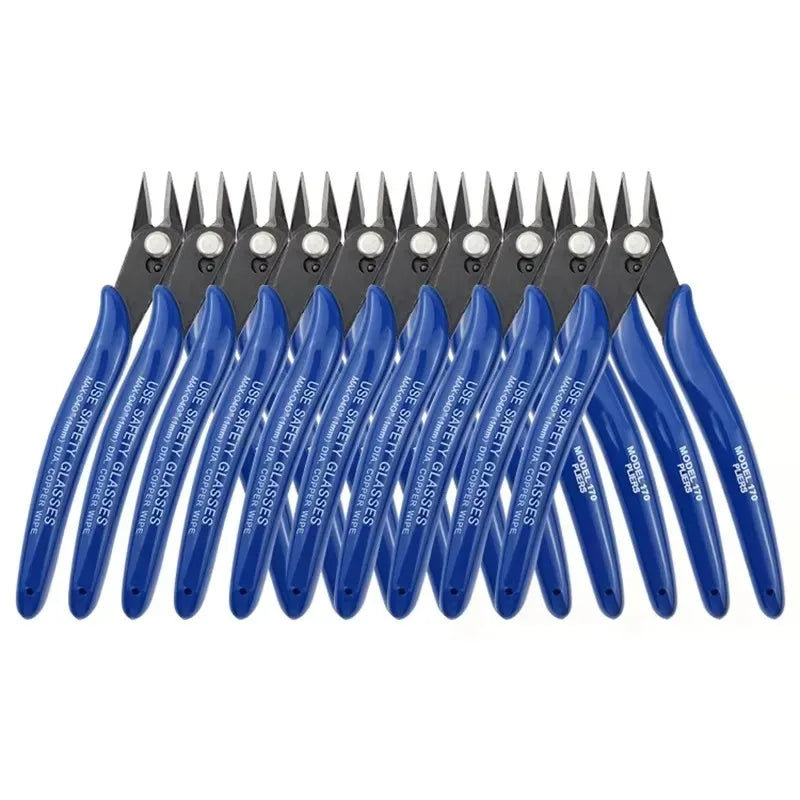 1PCS/5PCS Diagonal Pliers Carbon Steel Pliers Electrical Wire Cable Cutters  Wire Snips for Electronics Soft Copper Jewelry