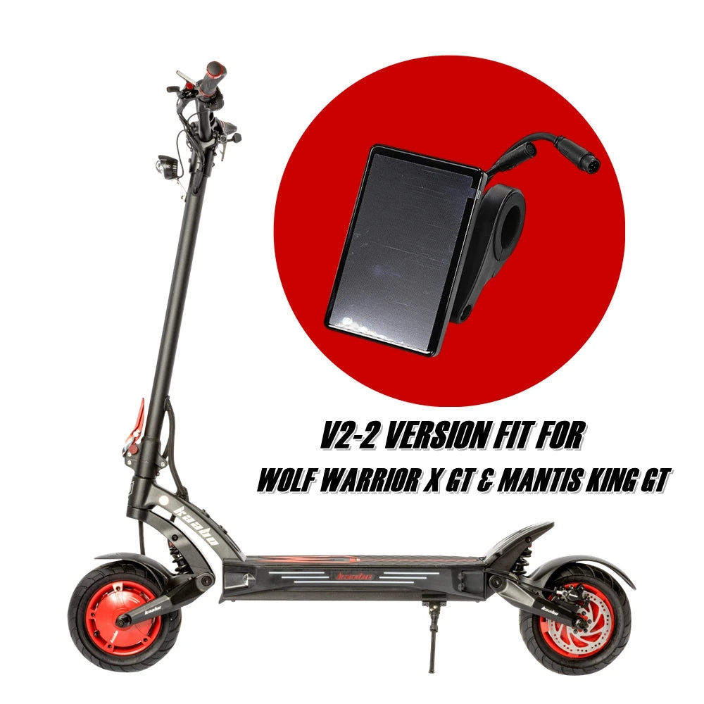 Original TFT Display for KAABO WOLF WARRIOR X GT & MANTIS KING GT Electric Scooter V2-2 Version 10-Inch GT Model Spare Parts