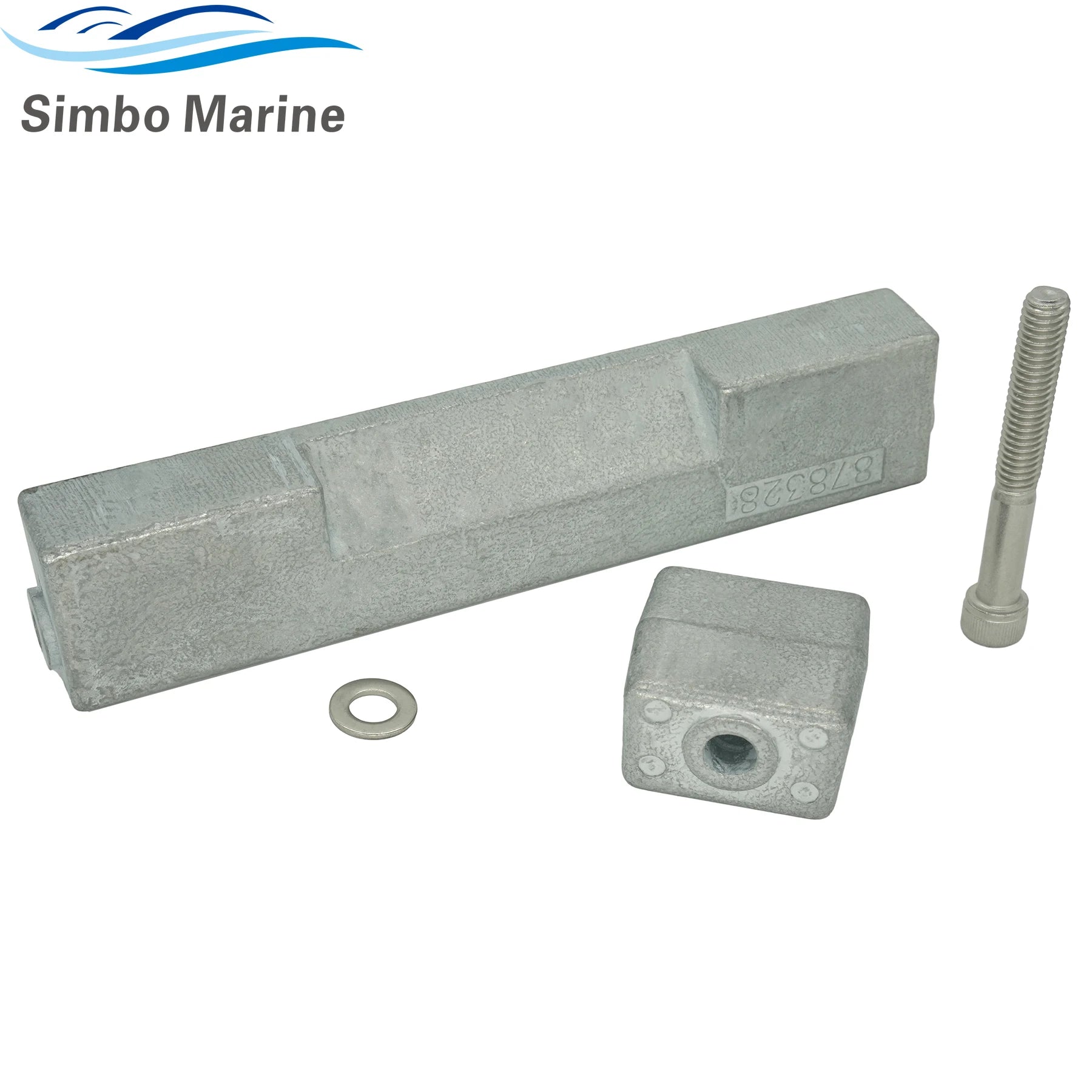 5007089 393023 Lower Unit Anode Kit for Johnson Evinrude OMC BRP 90-225 HP 1991 To Later Outboard Engine Models 433580 436745