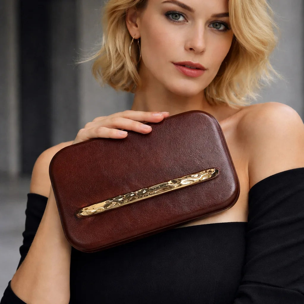 New PU wrist styling bag shoulder crossbody fashion personality celebrity dinner