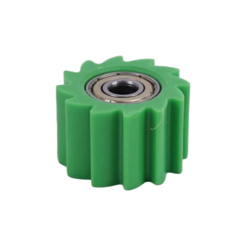 8mm green guide wheel for off-road motorcycle, wear-resistant chain guide accessory part