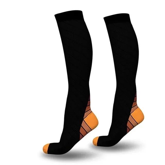Compression Socks Varicose Veins Socks Pregnancy Anti Fatigue Blood Circulation Socks Gym Outdoor Cycling Football Fitness Socks