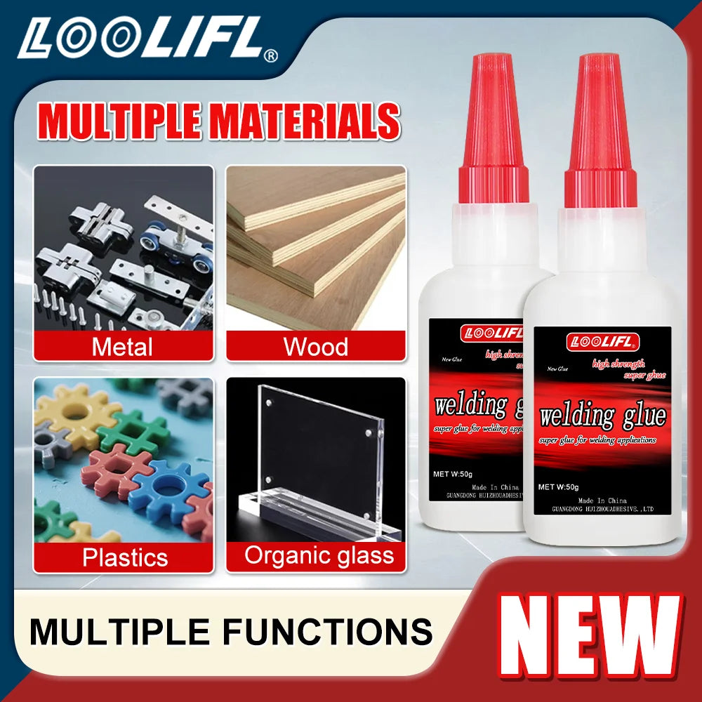 Welding High Strength Oily Glue Universal Super Glue Fast Dry Waterproof Strong Adhesive for Metal Plastic Wood Ceramic Glass