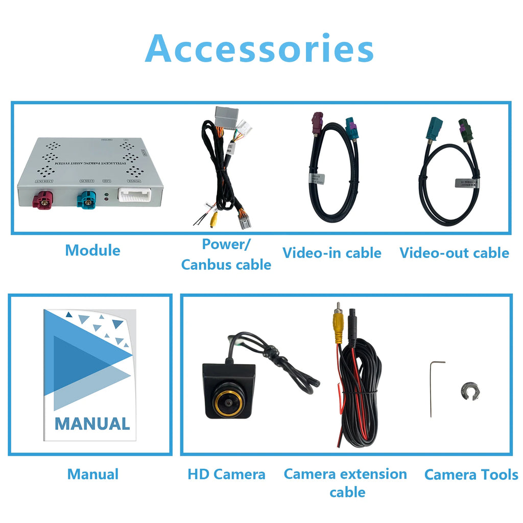 AHD Backup Camera Interface for SAIC MG4 MG Mulan, No Need Programing Code