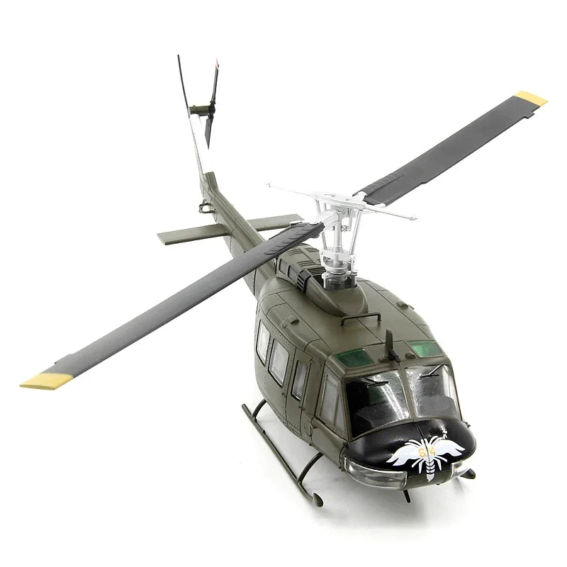 Diecast 1/48 Scale AF1 U.S. Army UH-1H Huey Helicopter 116th Wasp Squadron 674# Finished Military Aircraft Model Toy Gift