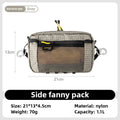 Dyneema Tactical UHMWPE Fanny Pack Waterproof UltraLight 1.1L Multi Pocket for Cycling Running Hiking Camping Outdoor Sports