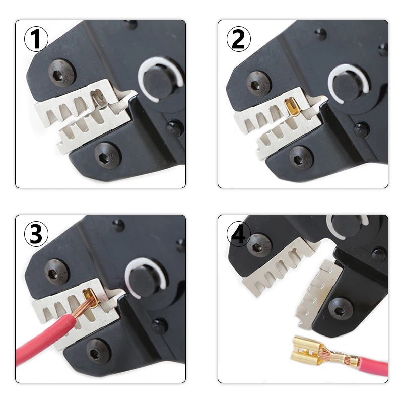 Ratchet crimping tool SN-58B crimping pliers XH2.54/DuPont2.54/2.8/4.8/6.3/uninsulated/ferrule terminals  0.5-1.5mm ²/ AWG23-16