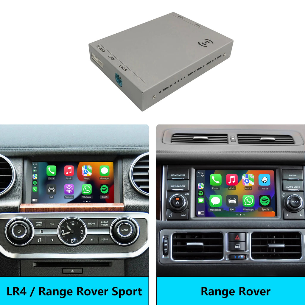 Wireless CarPlay & Android Auto Interface for Land Rover LR4 Discovery4 Range Rover Sport 2010-2012, Only Fit OEM DENSO Unit
