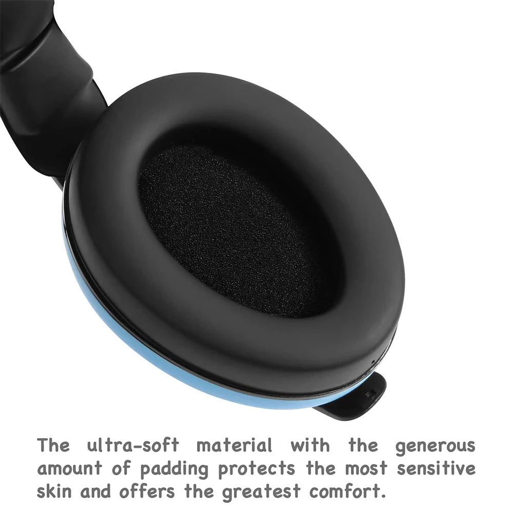 Baby Anti-noise Sleep Headphones Baby Ear Protection 2-in-1 Convertible Design 0 Pressure Earmuffs for Infant Improves Sleep