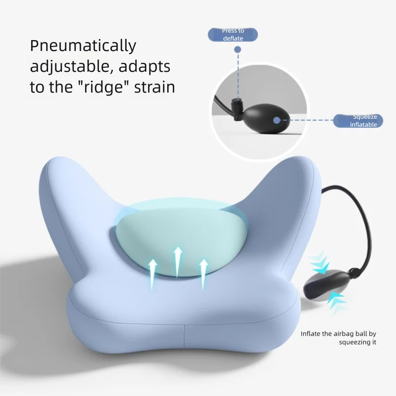 Inflatable Support Cushion Design For Car Waist Protection And Lumbar Pillow Ergonomic Lumbar Support Pillow Press Type Cushion