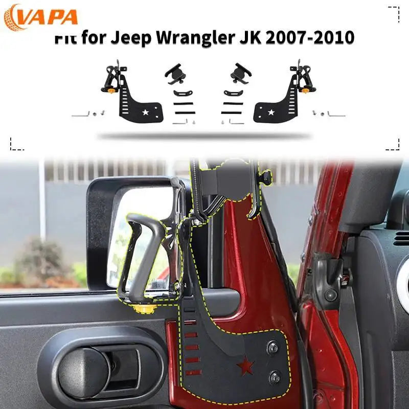 Car Front Door Water Cup Holder Mount Metal Bracket Cup Holder Car Interior Accessories for Jeep Wrangler JK 2007 2008 2009 2010