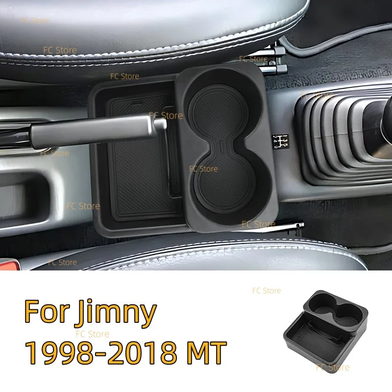 [Fast Arrival] For Jimny 1998-2018 MT Models Car Accessories Center Console armrest BOX Car Cup Holder Storage Box Parts Replace