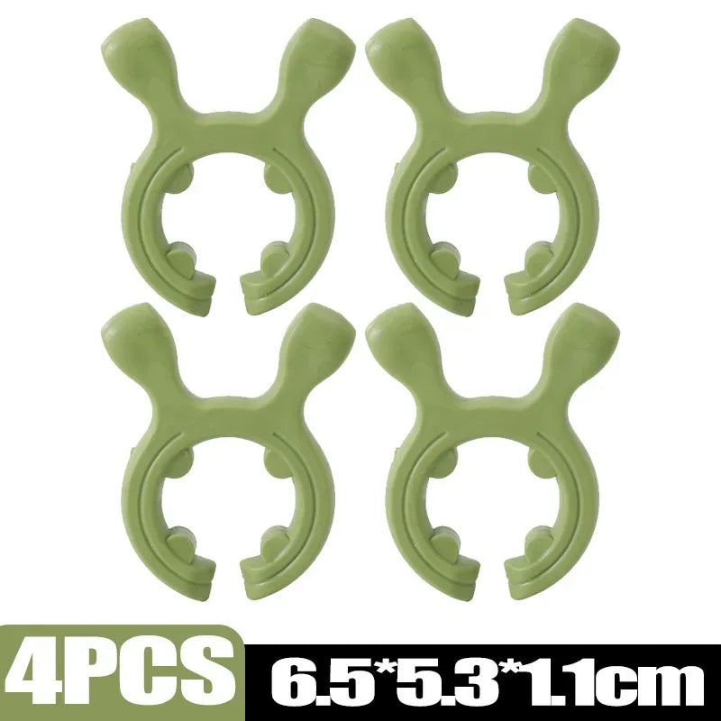Silicone Deer Ear Spatula Rack Universal Anti-scalding Spoon Holder Heat-resistant Shovel Clip Overflow Pot Clips Kitchen Gadget