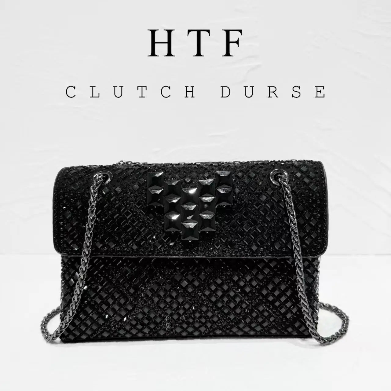 New Diamond Bag Shoulder Bag - Luxury Diamond Messenger Purse with Rhinestone Details for Bridal & Evening Bags For Women