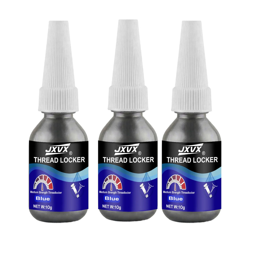 JXVX 10ml Anaerobic Thread Sealing Adhesive, Anti-Stick Glue for Screws, Quick Fixing, Fast Curing Thread Adhesive for Screws