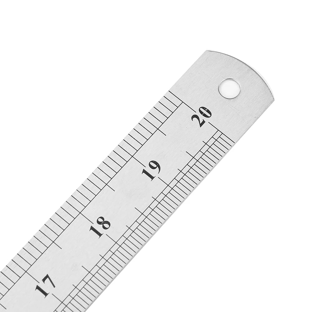 Stainless Steel Ruler Metal Ruler High Precision Centimeter Ruler Measuring Ruler for  Office Home Engineer Craft