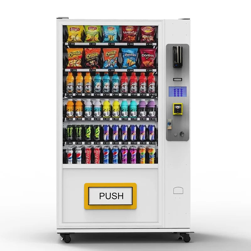 Customized Snack Drink Vending Machine Hotspot New Style Drinks Dispenser With Credit Card Payment Accessories For Office School