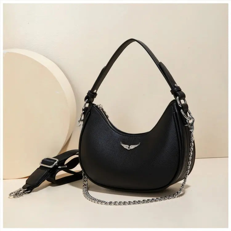 2026 Large Capacity Diaper Bag Commuter Elegant Leather High End Minimalist Tote Purse For Ladies Business Leisure