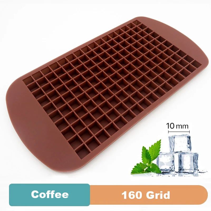 SoftAura 4/6/8/15/160 Grid Large Silicone Ice Cube Tray Food Grade Jumbo Ice Maker Mold Square Ice Tray for Home Kitchen DIY
