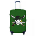 The Cheerful Pirate Flashing Victory Signs Suitcase Cover Flight Anime One Piece Elastic Luggage Case Cruise Trip Protection