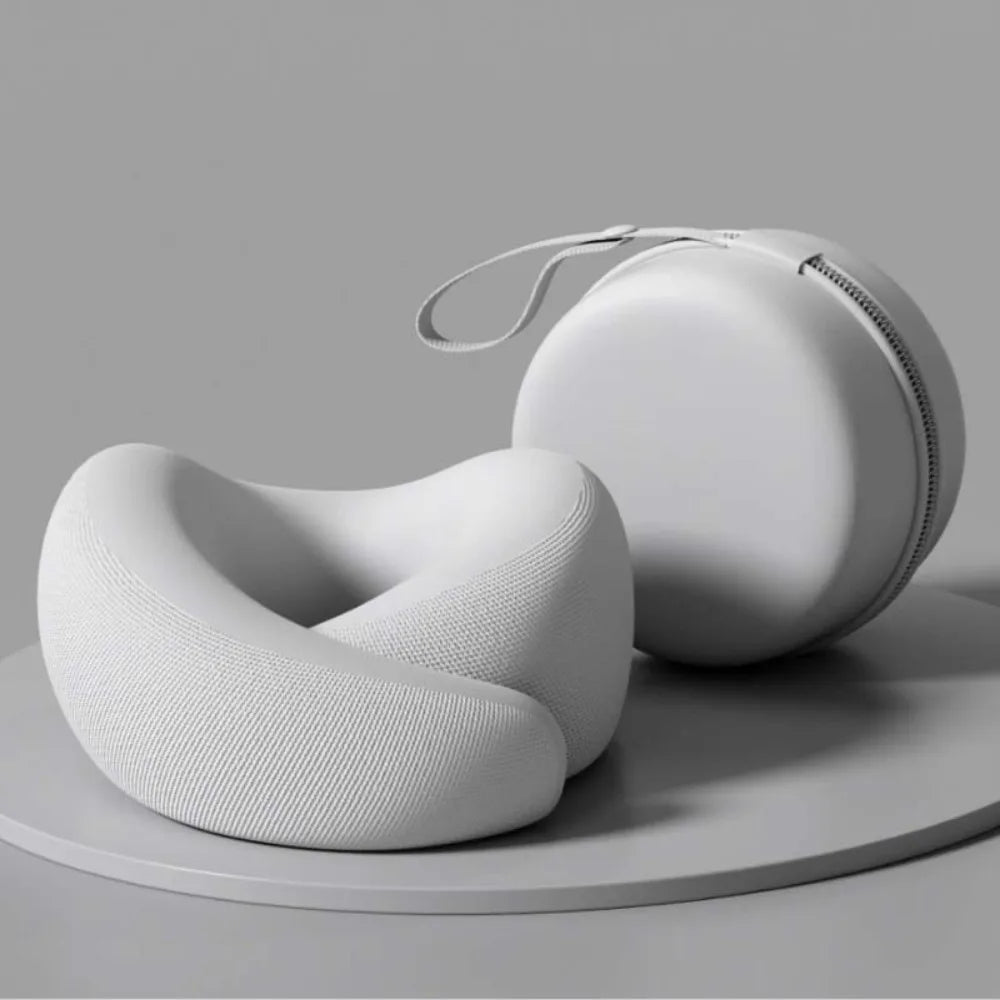 Slow Rebound U-Shaped Neck Pillow Neck Support Memory Foam Memory Foam Pillow Adjustable Washable Sleep Nap Pillows Noon Break