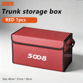 Car Trunk Foldable Storage Box For Peugeot 5008 2016-2025 Multi-Functional Folding Storage Bag Auto Interior Storage Accessories
