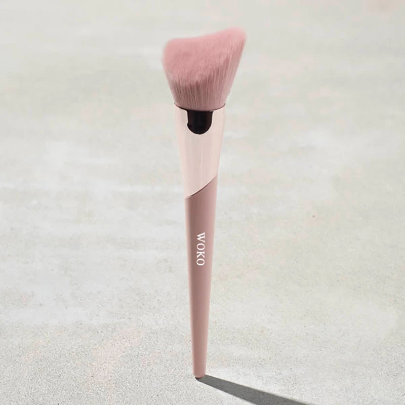 1pcs Makeup Brush Face Contour Powder Foundation Bronzer Cream Blush Eyeshadow Smudge Eyeliner Fashion Fenty Style Beauty Tool