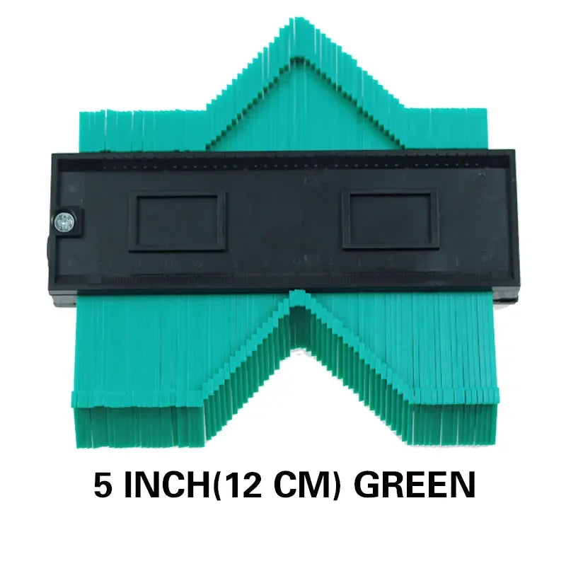 Contour Gauge 10 Inch Widen Profile Gauge Measure Ruler Contour Duplicator For Measurement Tiling Laminate Wood Marking Tool