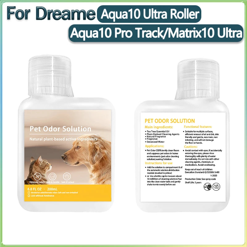 Original Dreame Aqua10 Roller/Matrix10 Ground Pet Deodorization and Sterilization Cleaning Liquid Parts