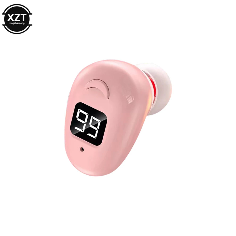 Wireless Bluetooth Headset Digital Display Single In-Ear Earplugs Ultra-long Standby Business Headset HD Call Microphone General