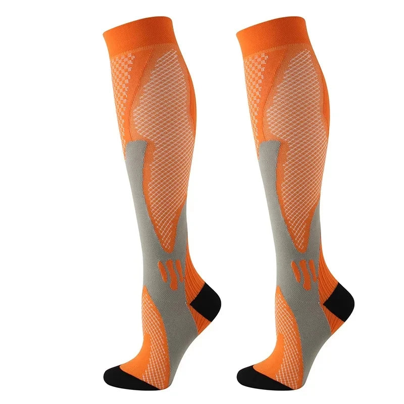 Compression Socks Varicose Veins Socks Pregnancy Anti Fatigue Blood Circulation Socks Gym Outdoor Cycling Football Fitness Socks