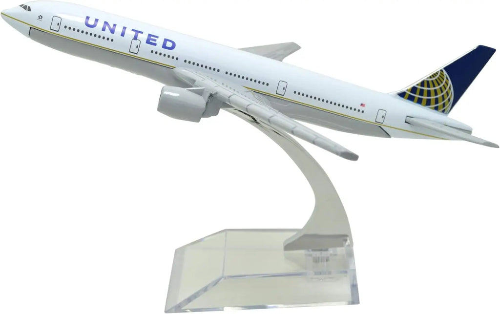 16CM 6inch Diecast Alloy B777 United Airlines Airways For Collection Friend Airplane for Children Collection Gift Display