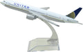 16CM 6inch Diecast Alloy B777 United Airlines Airways For Collection Friend Airplane for Children Collection Gift Display