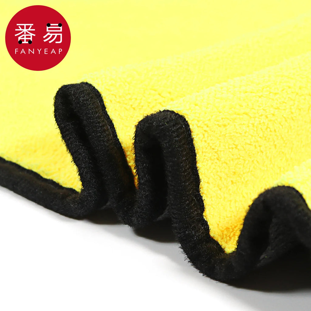 Car wash towel A1-Car absorbent interior glass car towel does not shed hair Double-sided rag in the car