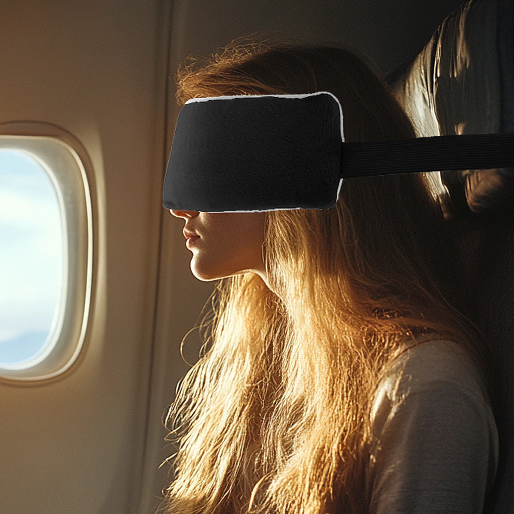 2Pcs Travel Pillow Neck Pillow Alternative Adjustable Head Support Strap Comfortable Airplane Head Straps for Airplanes and Cars