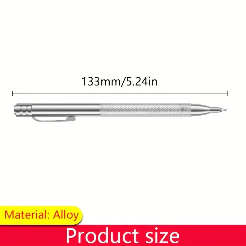 25/21/17/11/6PCS Carbide Tip Scriber Engraving Pen For Engraving Metal Sheet Stainless Steel Ceramic Glass Scribing Hand Tools