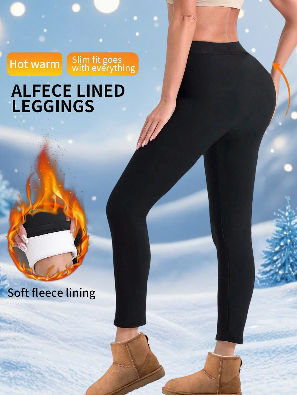 1PC Women Autumn Winter Plus Velvet Shapewear Pants High Waist Elastic Slim Solid Color Warm Leggings Running Yoga Prevent Cold