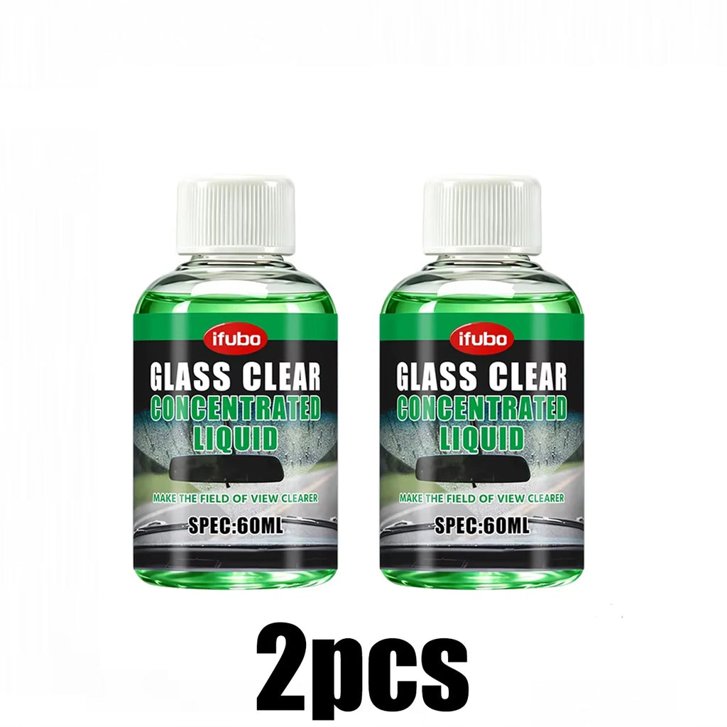 Ifubo Glass Cleaner 60ML Car Windshield Washer Fluid Concentrate Streak Free Auto Window Cleaning Solution For Clear Vision