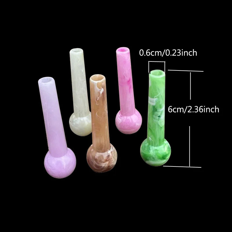 10pcs Arabic Hookah Mouthpieces Small Mini Shesha Accessories Mouth Tips Newest Portable Hookah Resin Narguiles Chicha Mouthtips