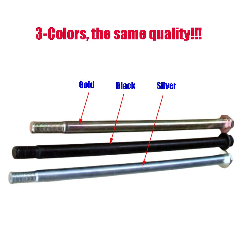 Motorcycle Wheel Axle M17 (16.7mm) 280mm/300mm for Honda Yamaha KTM Sym Loncin Motorbike Dirtbike Motocross Tricycle Hardware